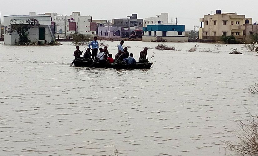 Rare Photos of Chennai Floods  Army  help