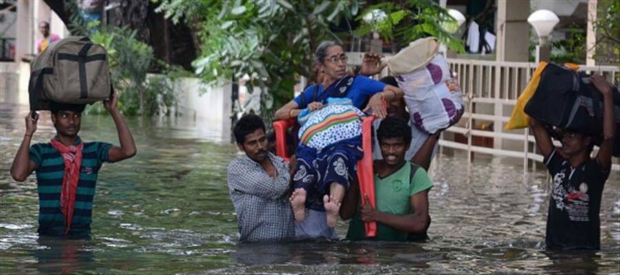 Rare Photos of Chennai Floods  Army  help