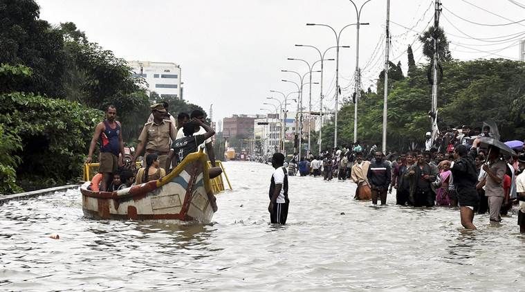 Rare Photos of Chennai Floods  Army  help