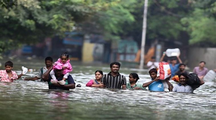 Rare Photos of Chennai Floods  Army  help