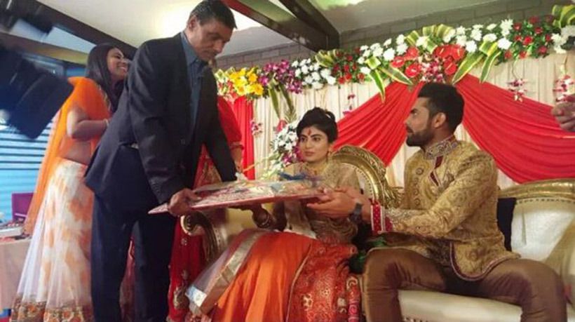 Ravindra Jadeja & Reeva Solanki Engagement Photos