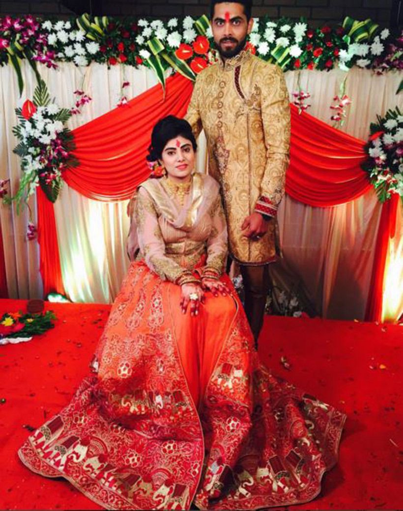 Ravindra Jadeja & Reeva Solanki Engagement Photos