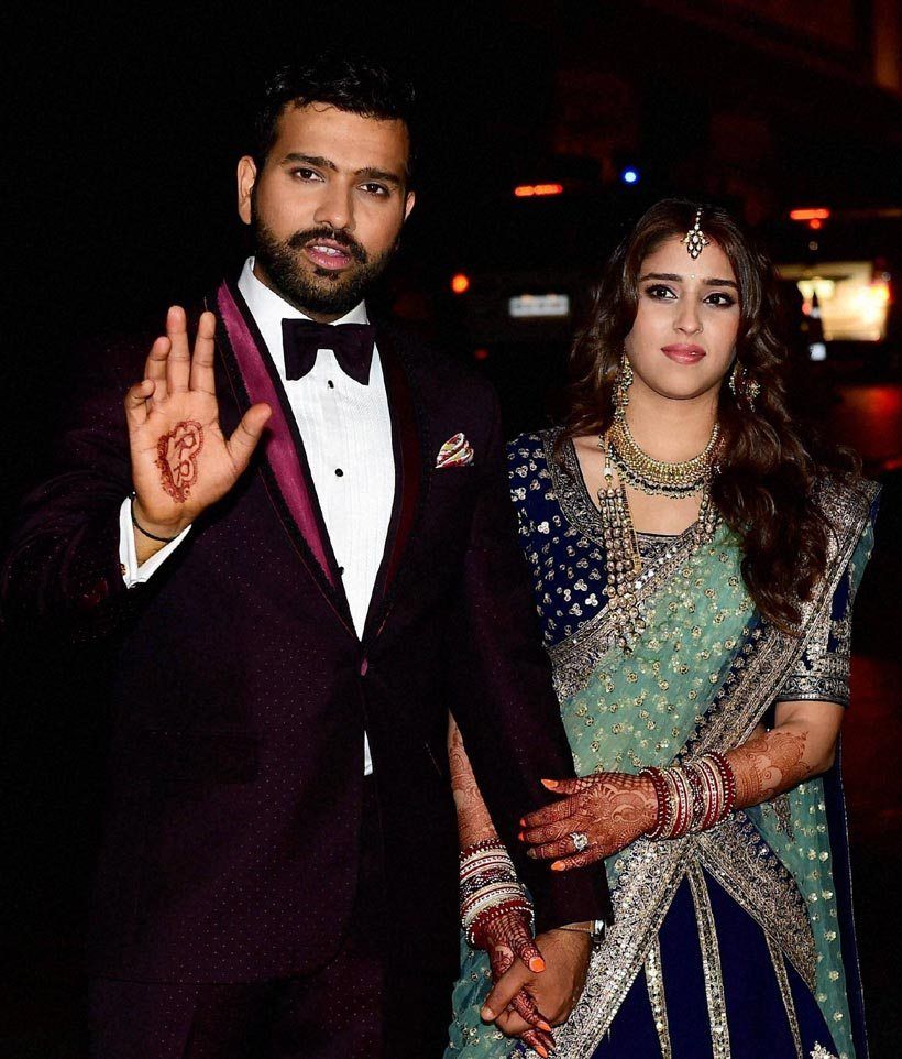 Rohit Sharma & Ritika Sajdeh Wedding Photos