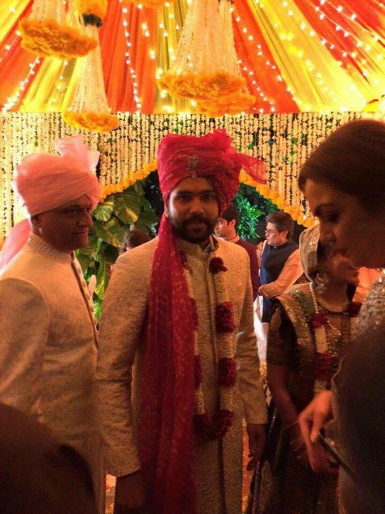 Rohit Sharma & Ritika Sajdeh Wedding Photos