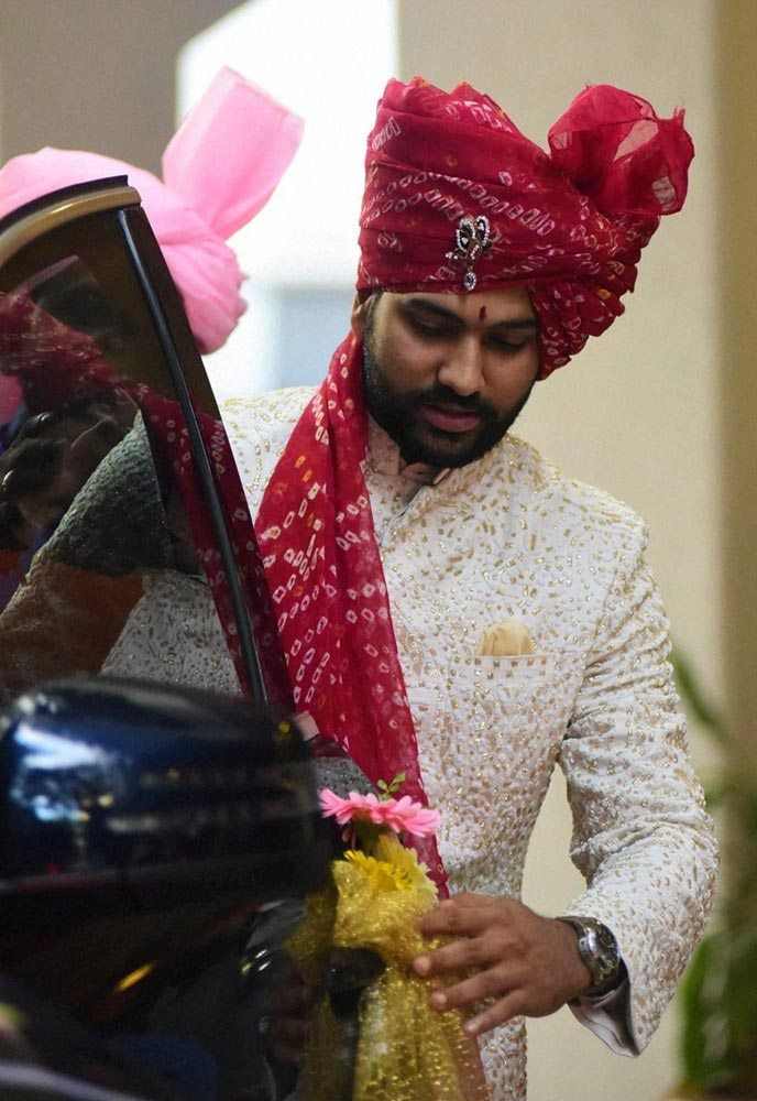 Rohit Sharma & Ritika Sajdeh Wedding Photos