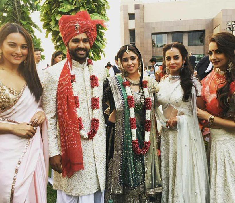 Rohit Sharma & Ritika Sajdeh Wedding Photos