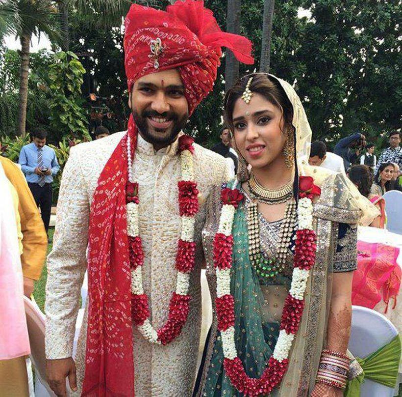 Rohit Sharma & Ritika Sajdeh Wedding Photos