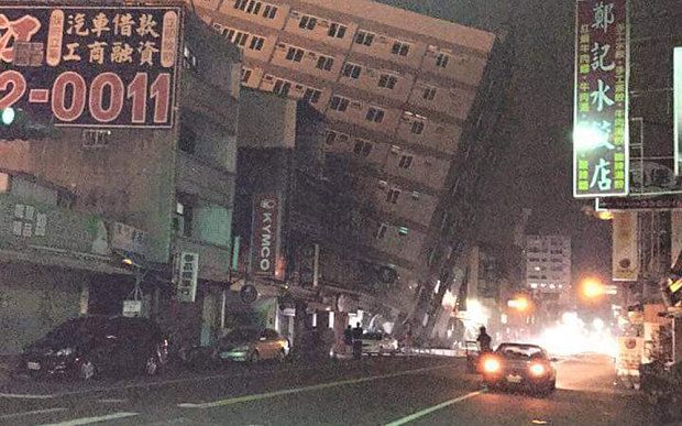 Strong Earthquake Strikes Southern Taiwan Photos