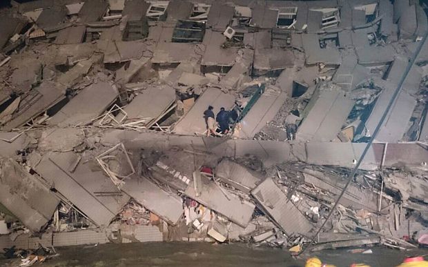 Strong Earthquake Strikes Southern Taiwan Photos