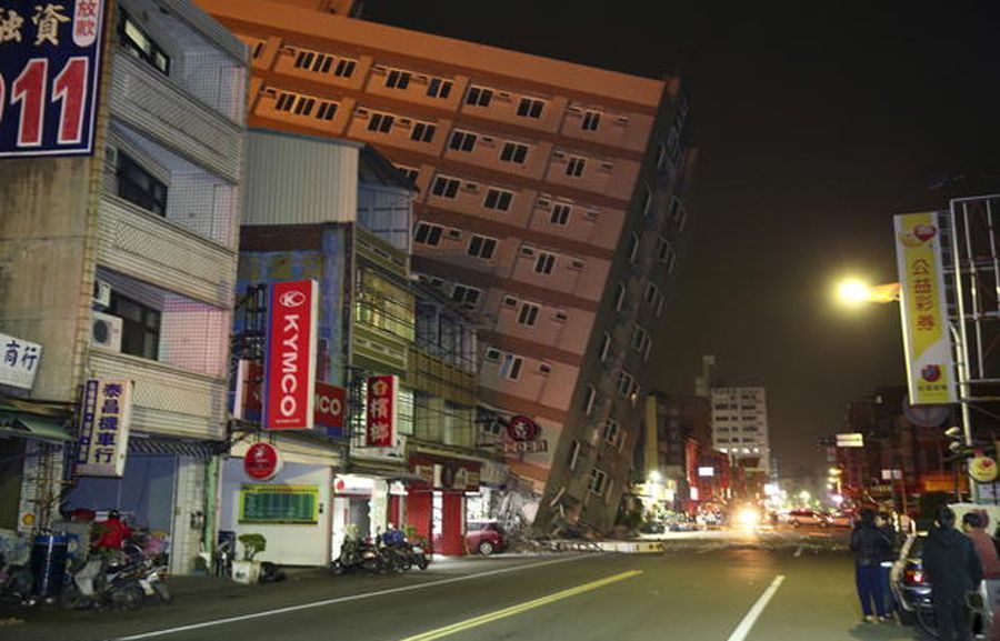 Strong Earthquake Strikes Southern Taiwan Photos