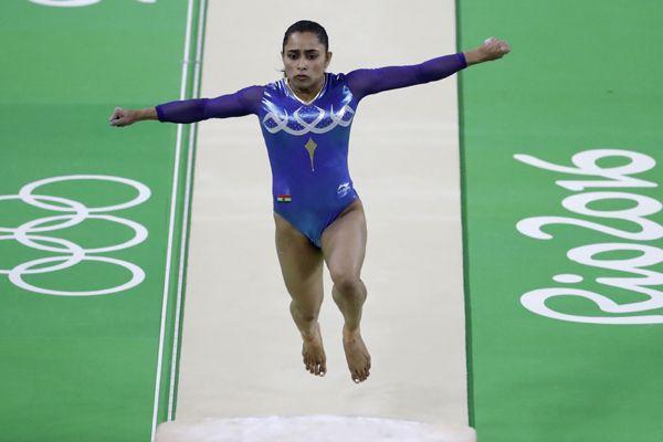 Dipa Karmakar Final Vault at Rio Olympics 2016 Photos