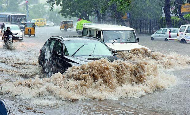 Hydera bad Hevy rains unseened Photos