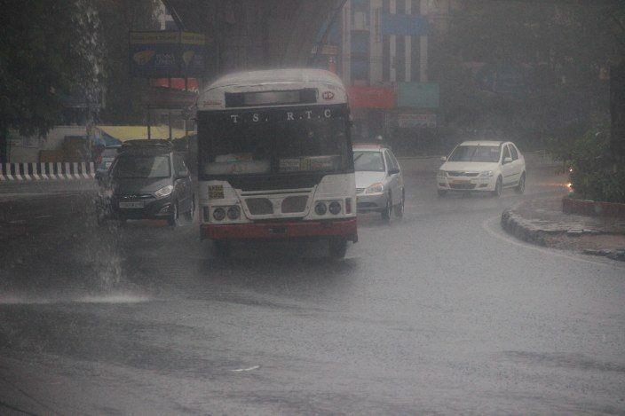 Hydera bad Hevy rains unseened Photos