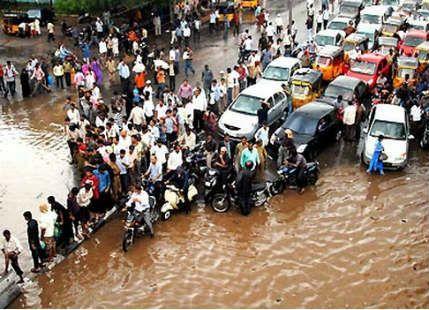 Hydera bad Hevy rains unseened Photos