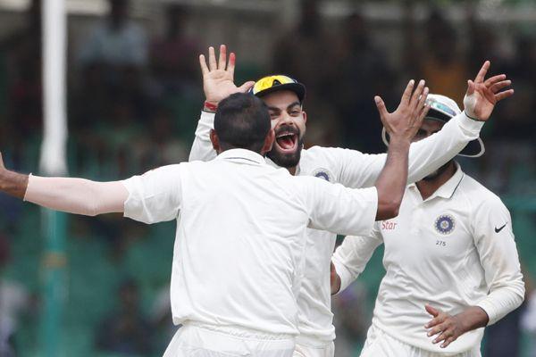 India win historic 500th Test Photos