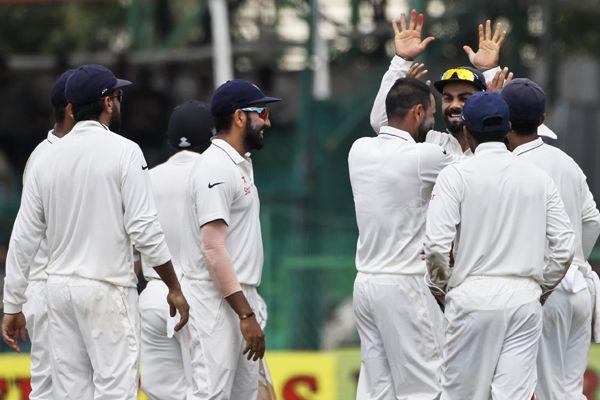 India win historic 500th Test Photos