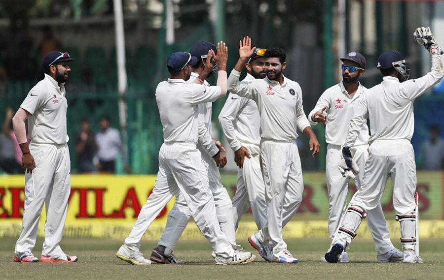 India win historic 500th Test Photos