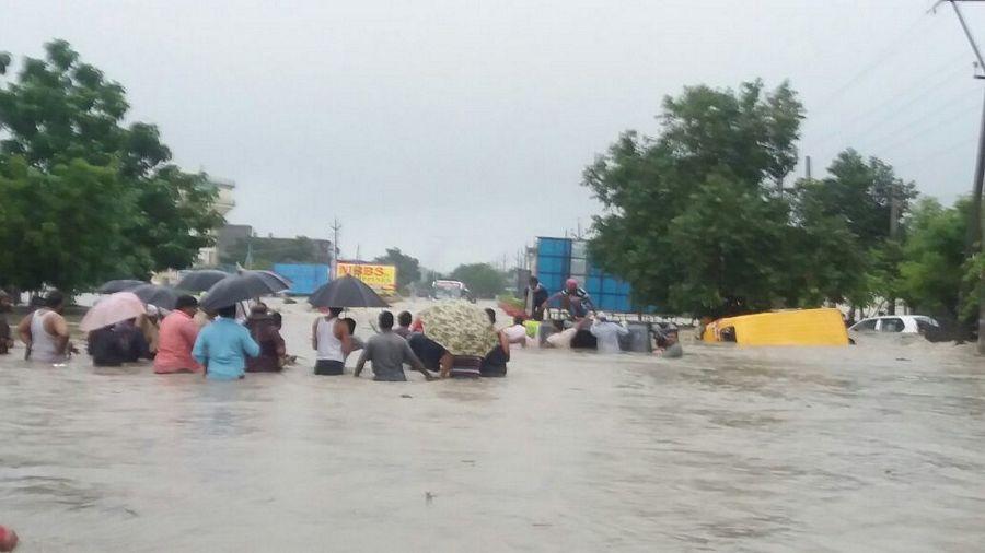 Lakes in AP Water Overflow Photos