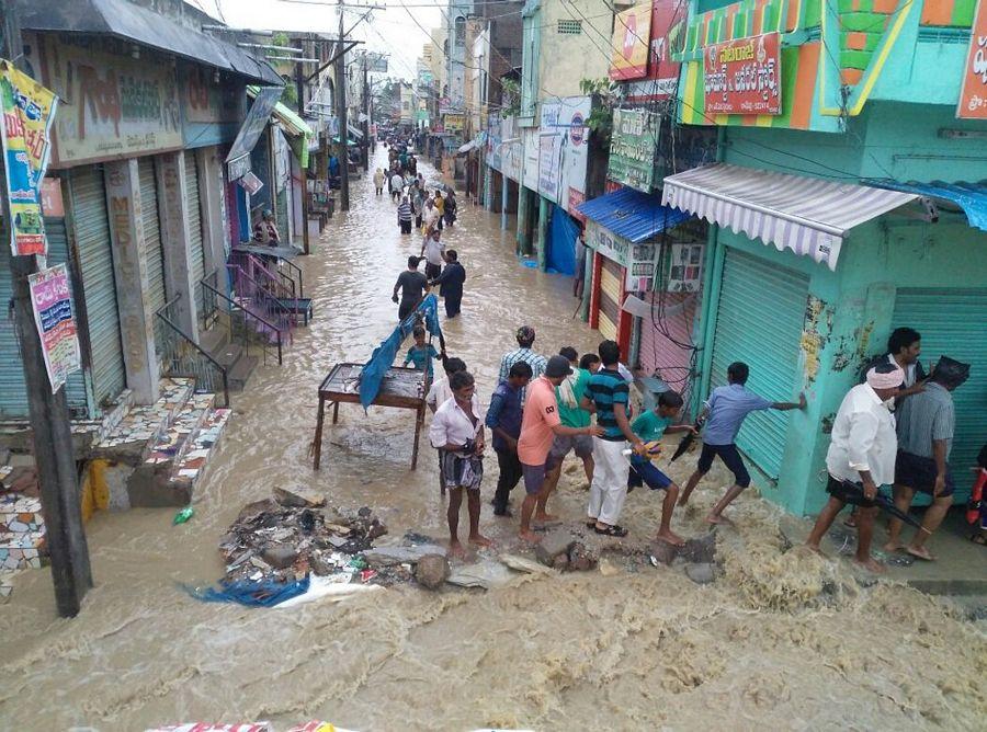 Lakes in AP Water Overflow Photos