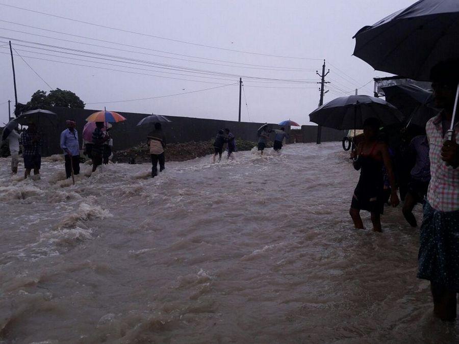 Lakes in AP Water Overflow Photos