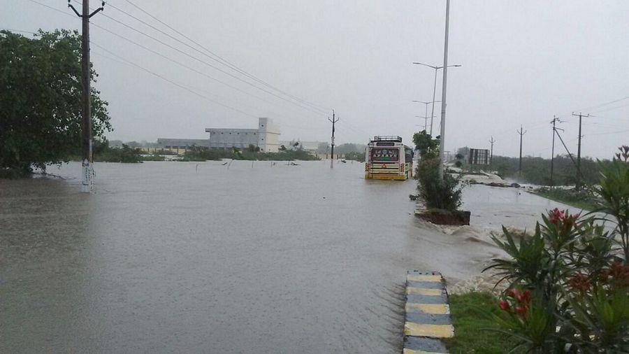Lakes in AP Water Overflow Photos