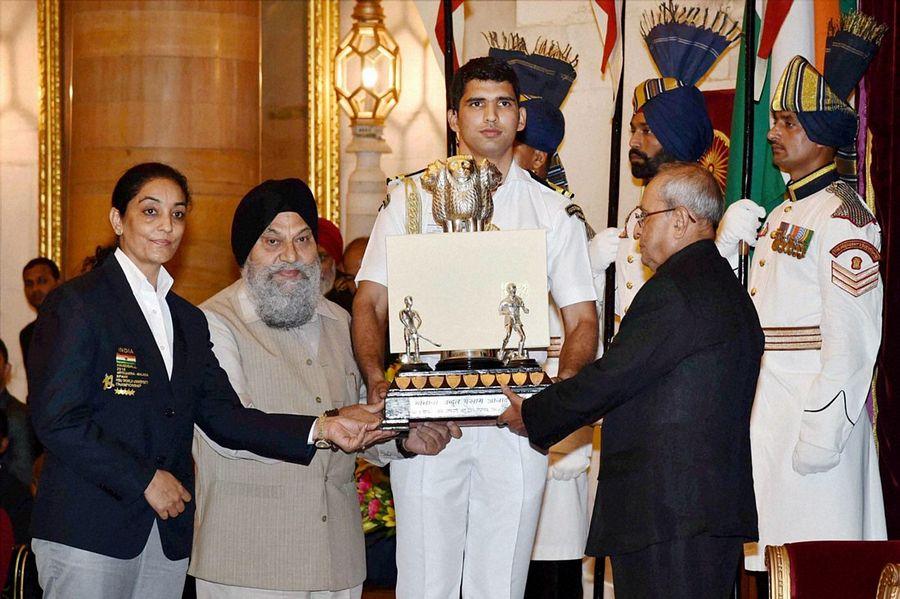 President Pranab Mukherjee Presented Awards to Rio Olympics Winners