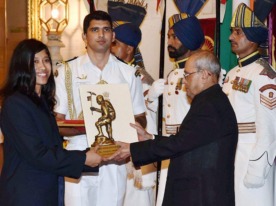 President Pranab Mukherjee Presented Awards to Rio Olympics Winners