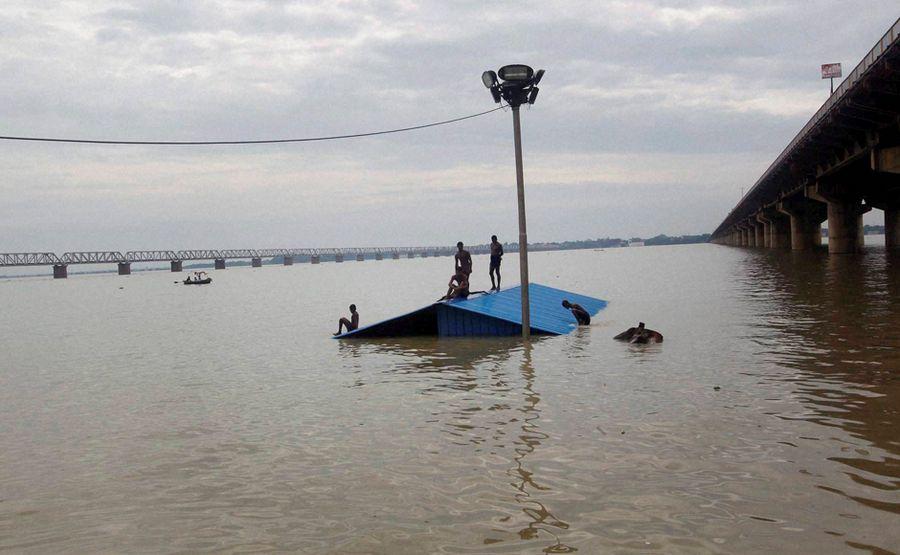 River banks of the Sangam city INDIA flood as Ganga overflows Photos