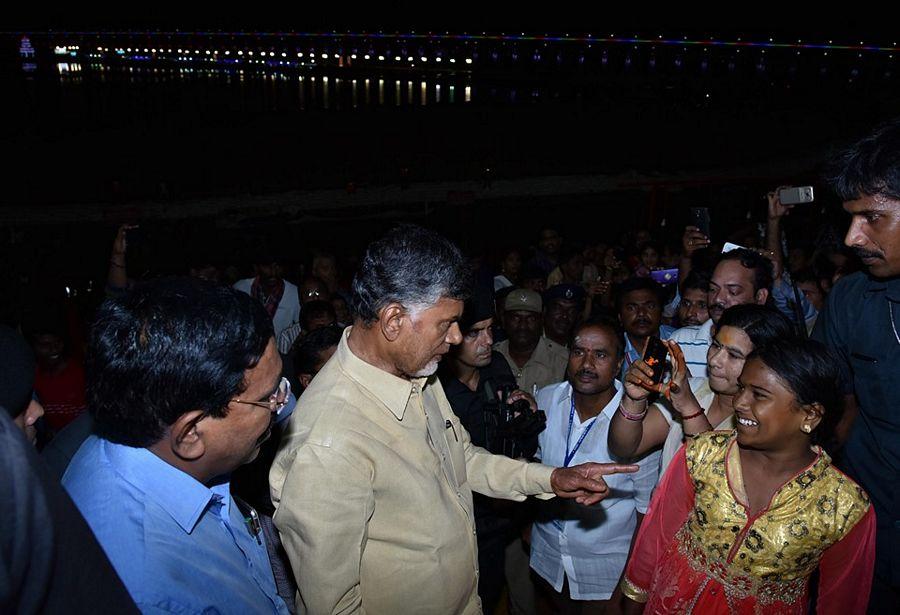 Sri NCBN attended the Pavitra Harathi Yesterday Photos