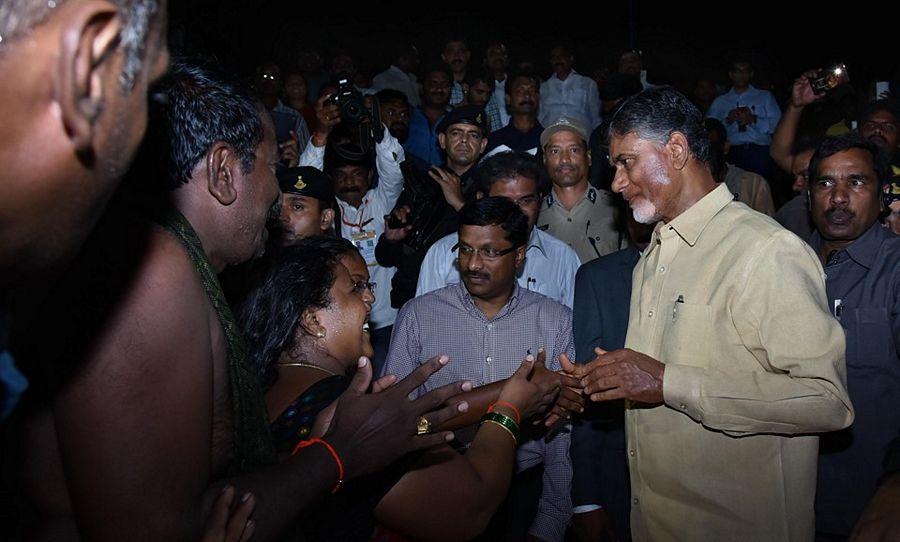 Sri NCBN attended the Pavitra Harathi Yesterday Photos