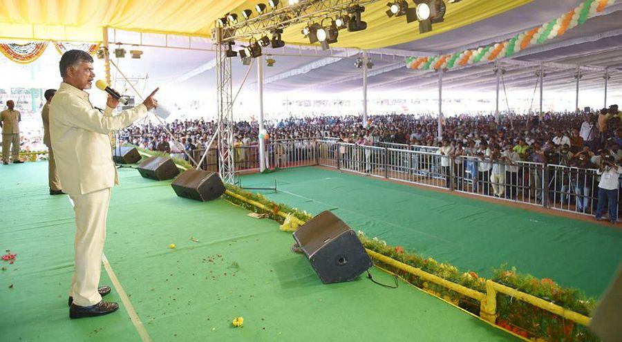 Sri NCBN felicitated Silver Medalist at the Olympics PV Sindhu