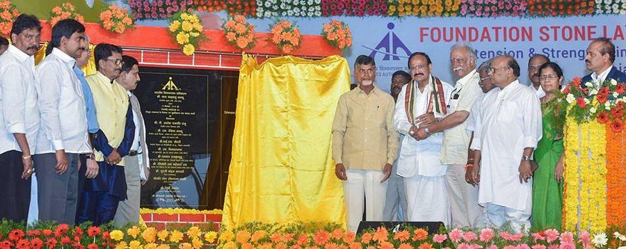 Sri NCBN participated in the Foundation stone laying ceremony