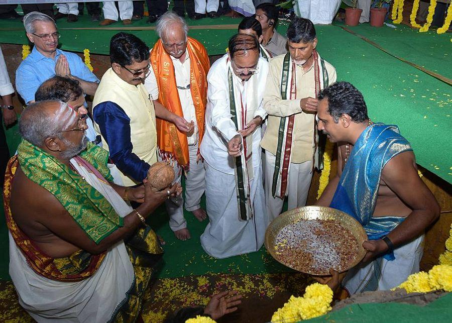 Sri NCBN participated in the Foundation stone laying ceremony