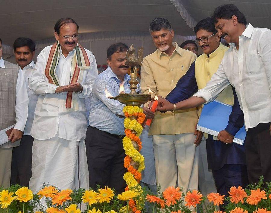 Sri NCBN participated in the Foundation stone laying ceremony