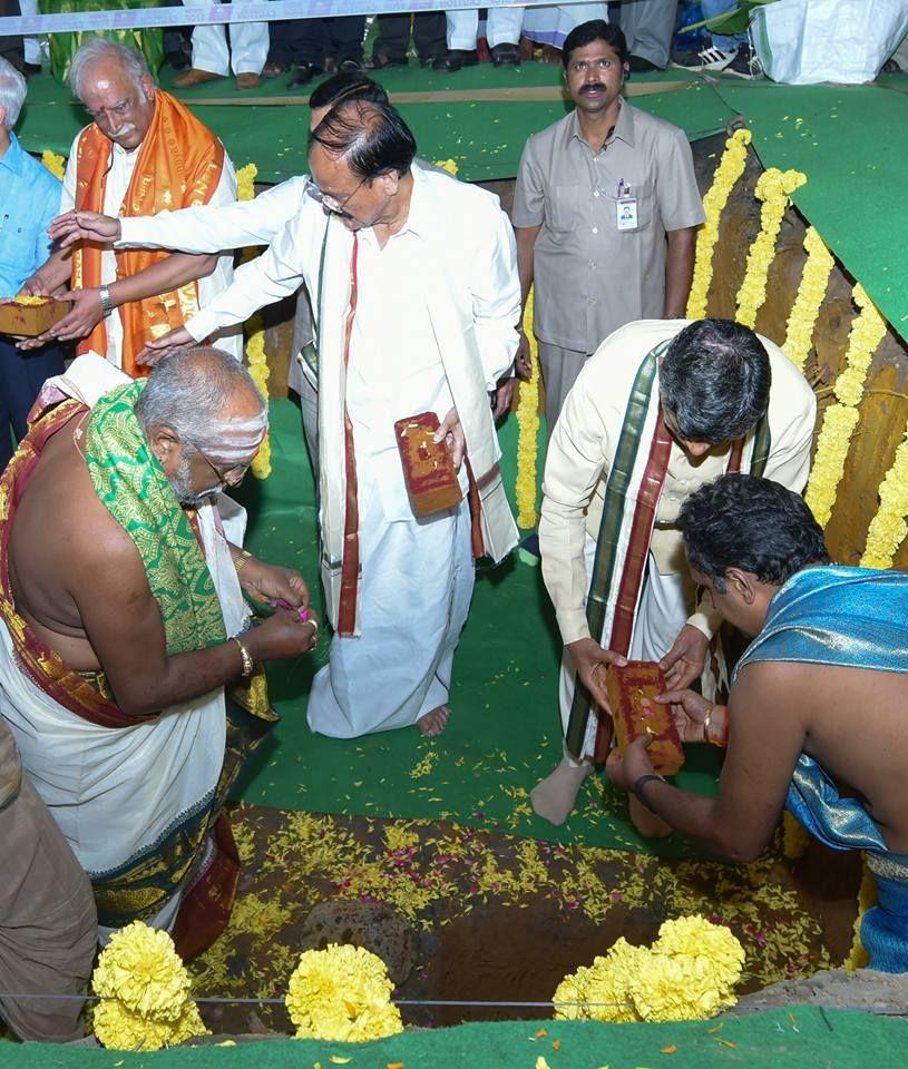 Sri NCBN participated in the Foundation stone laying ceremony