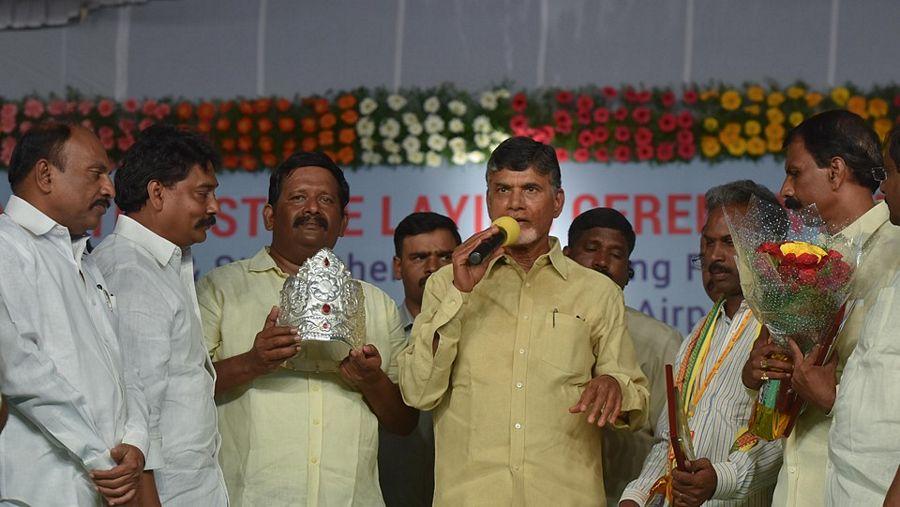 Sri NCBN participated in the Foundation stone laying ceremony