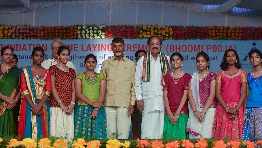 Sri NCBN participated in the Foundation stone laying ceremony