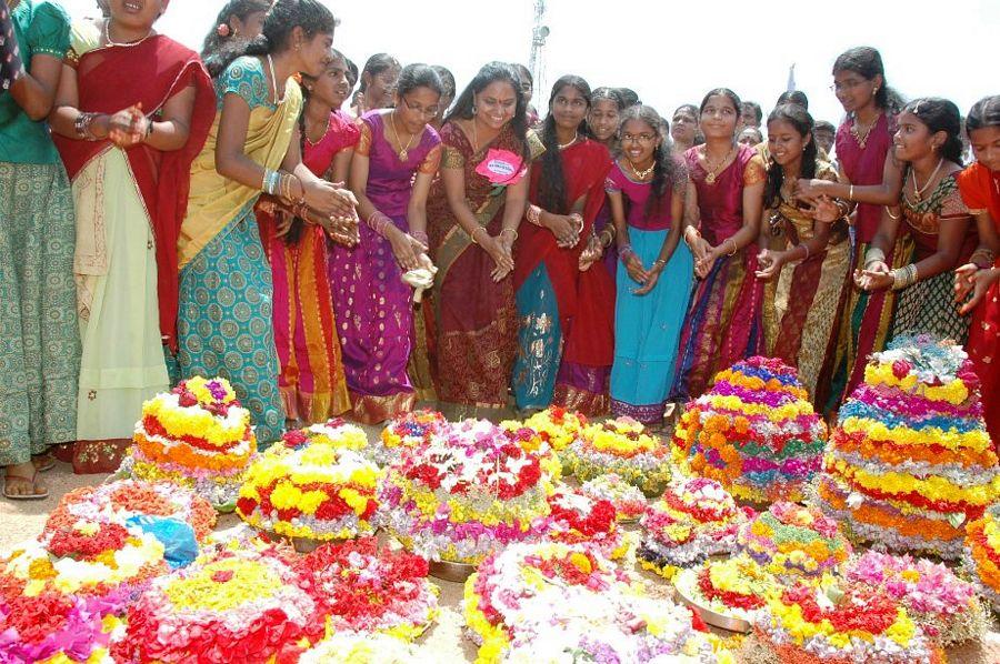 Telangana Bathukamma Celebrations Photos