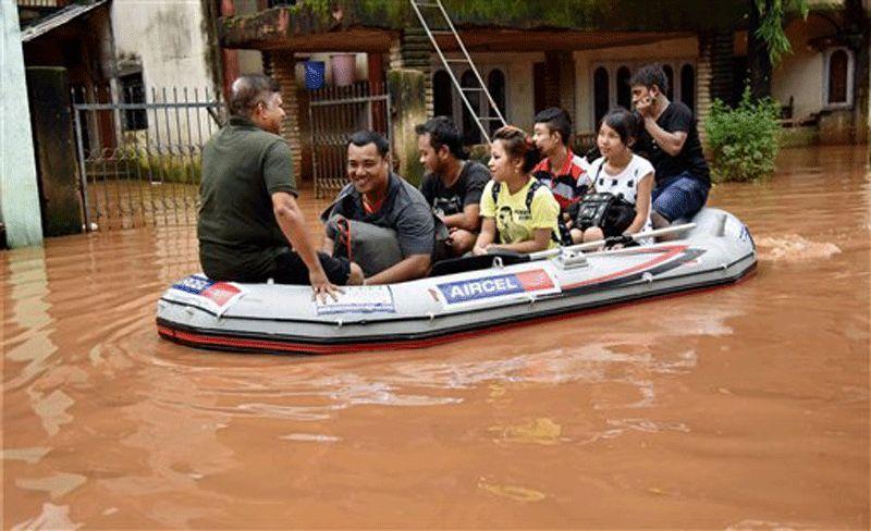 Uttar Pradesh Floods 2016 Photos