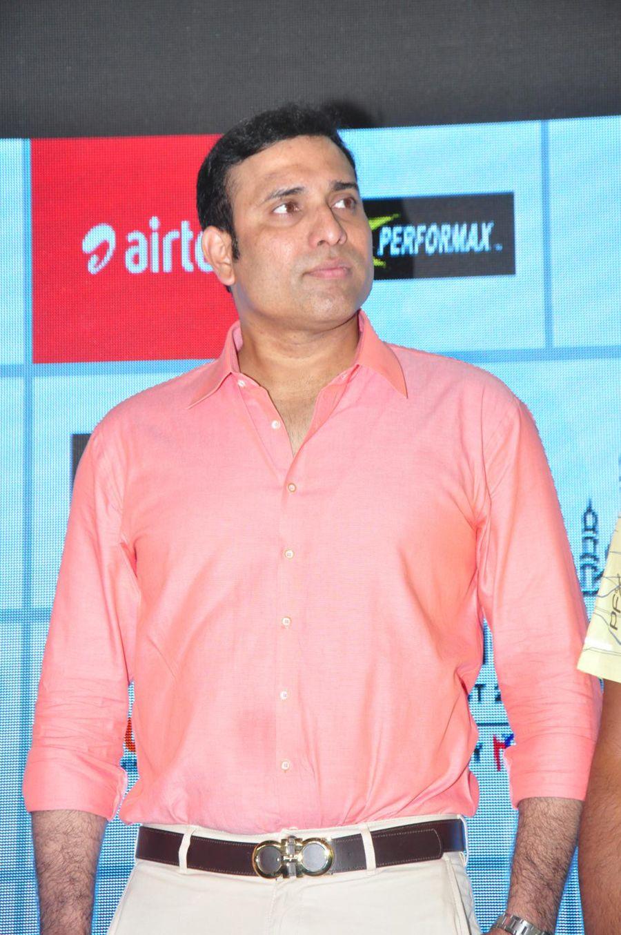 VVS Laxman Inaugurates Airtel Hyderabad Marathon Expo & SportEX Photos