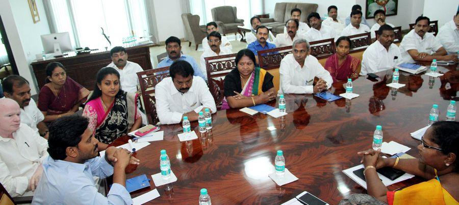 YSR Congress legislature party Meeting Photos