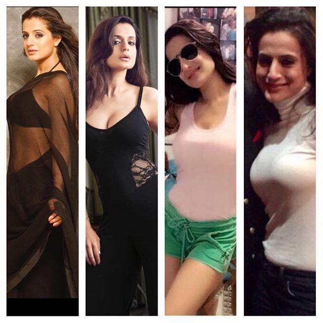 Actress Ameesha Patel Hot & Spicy Cleavage Never Seen Photos