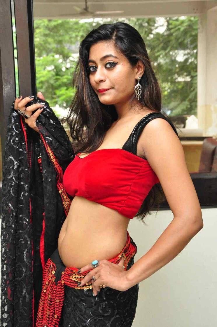Actress Monica Aunty Hot Navel Show Stills