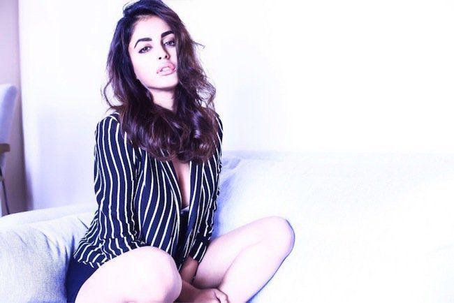 Actress Priya Banerjee Hot & Sexy Cleavage Show Photoshoot Stills