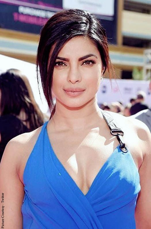 Actress Priyanka Chopra Hot Cleavage Stills