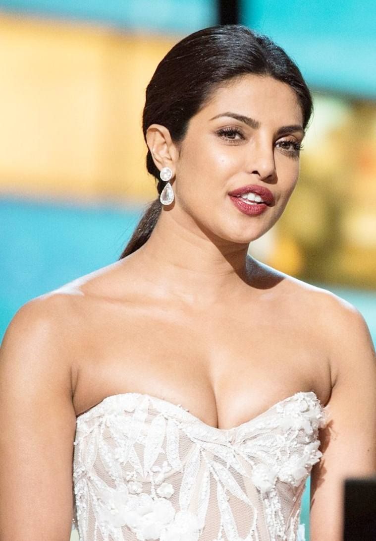 Actress Priyanka Chopra Hot Cleavage Stills