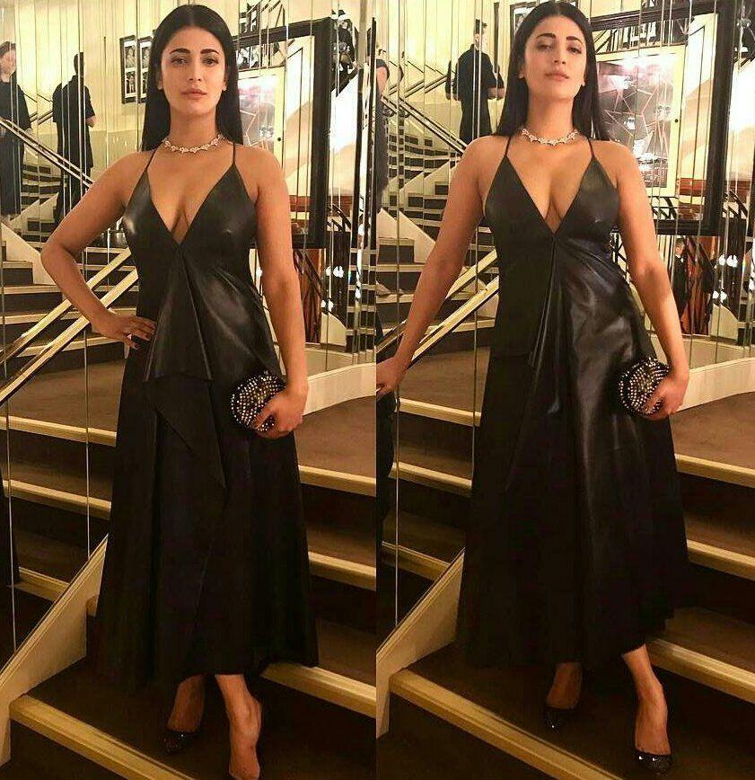 Actress Shruti Hassan at Cannes 2017 Hot Photos