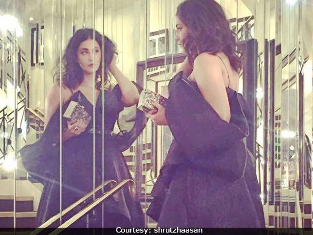 Actress Shruti Hassan at Cannes 2017 Hot Photos