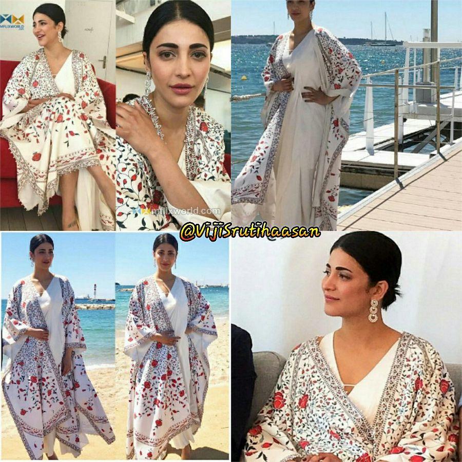 Actress Shruti Hassan at Cannes 2017 Hot Photos