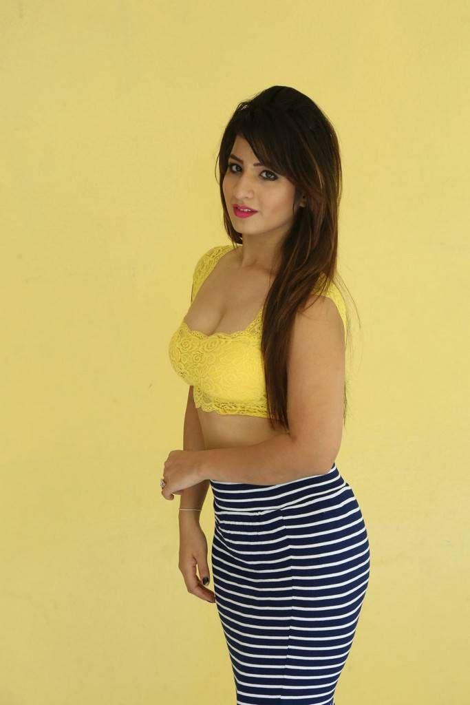 Actress Shunaya Solanki Latest Hot Stills in Yellow Dress